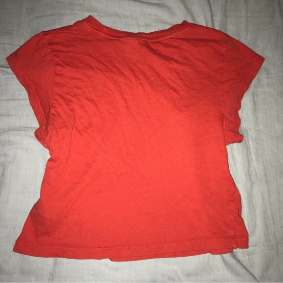 Vintage red baby tee with graphic - Picture 5 of 5